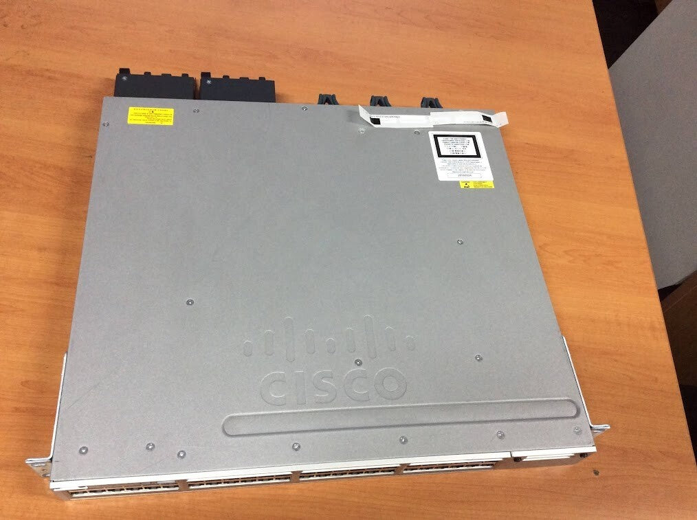 Cisco Switch PoE WS-C3850-12X48UL 2x 1100WPSU Silver Tested Au Seller