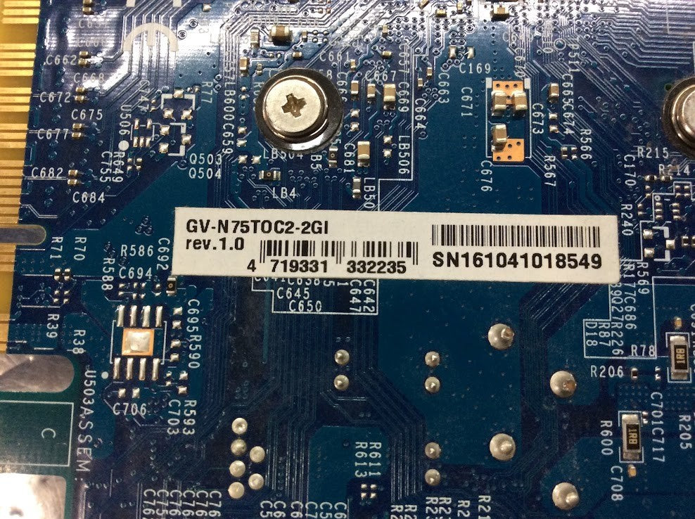 GIGABYTE GV-N75T0C2-2GI Graphics Card GeForce GTX 750 Ti DVI-I DVI-D HDMI DP