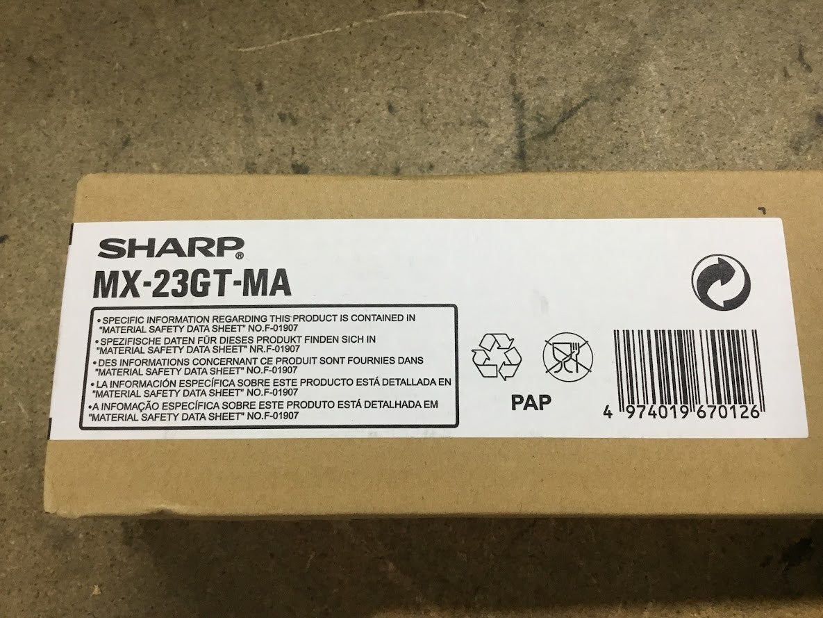 Brand New Sharp MX-23GTMA Toner Cartridge - Magenta For MX-2310/MX-2314/MX-2614