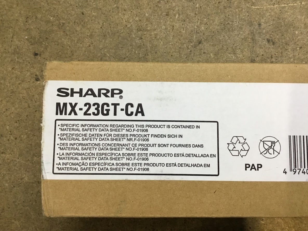 Brand New Sharp MX-23GTCA Toner Cartridge - Cyan For MX-2310/MX-2314/MX-2614