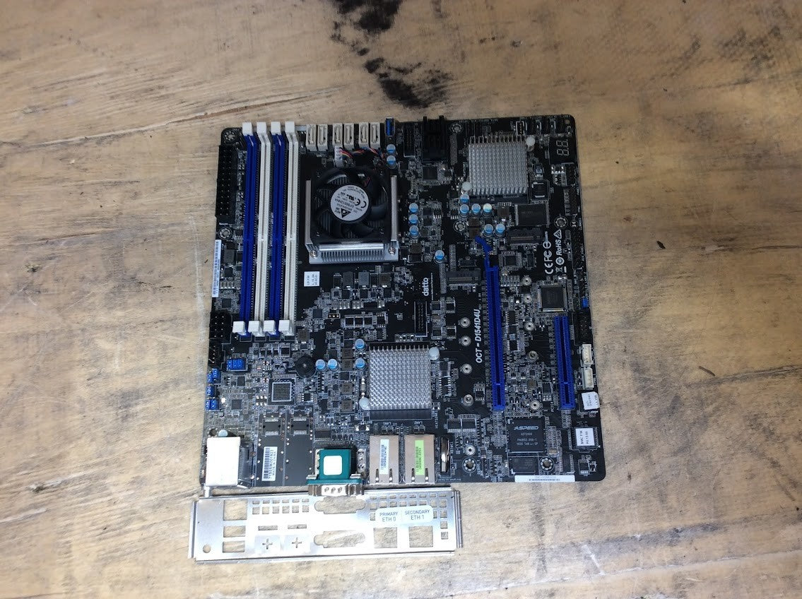 Datto OCT-D1541D4U ATX Server Motherboard+Intel Xeon D-1541@2.10Ghz-0/2*M.2 Slot