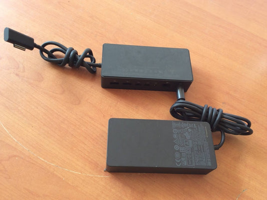 Microsoft Surface Pro 1661 Docking Station + 1749 Power Adapter Au Seller