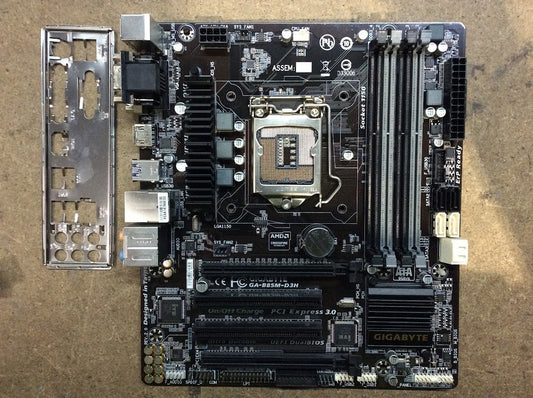 GIGABYTE GA-B85M-D3H Motherboard DDR3 microATX LGA 1150 DVI VGA HDMI Intel H85