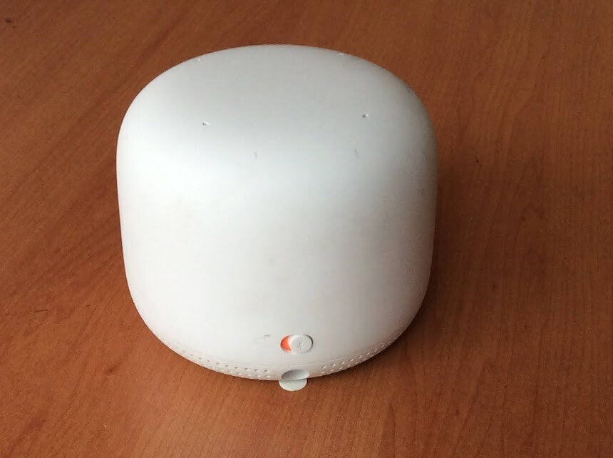 Google Nest WiFi Point H2E Bluetooth Smart Speaker White No charger Au Seller