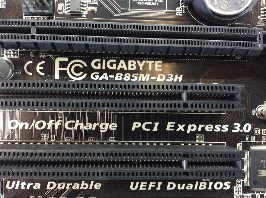 GIGABYTE GA-B85M-D3H Motherboard microATX DDR3 LGA 1150 HDMI VGA DVI Intel B85