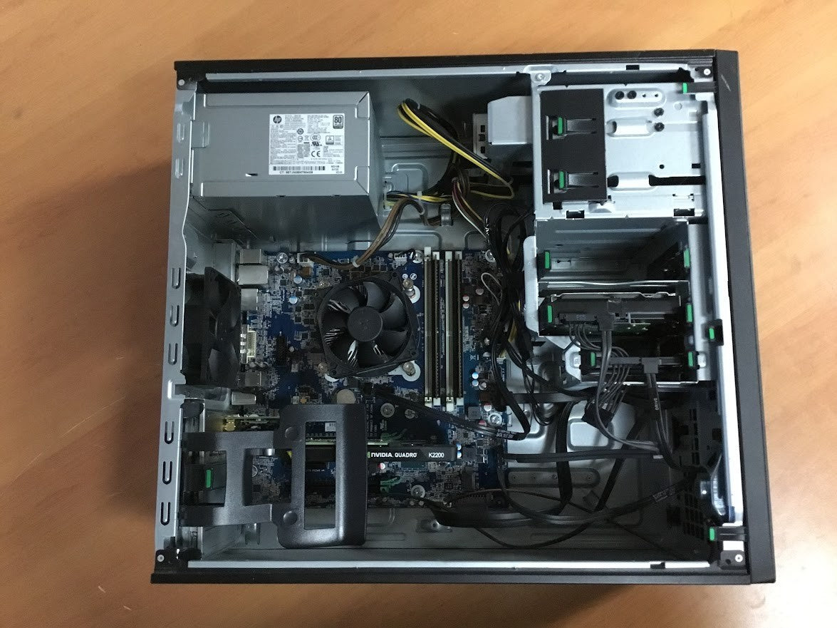 HP Z240 Workstation i7-6700+NVIDIA K2200 GPU 16GB/500GBSSD+2TB DVI DP Win11 Pro