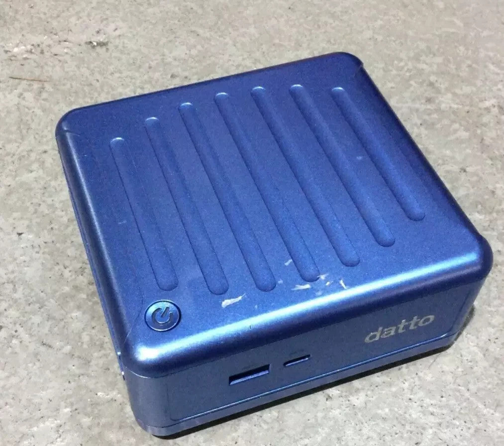 DATTO Alto 3V2 Mini PC Celeron 3865U@1.80GHz 8GBRAM 2TBHDD HDMI DP USB-C Blue