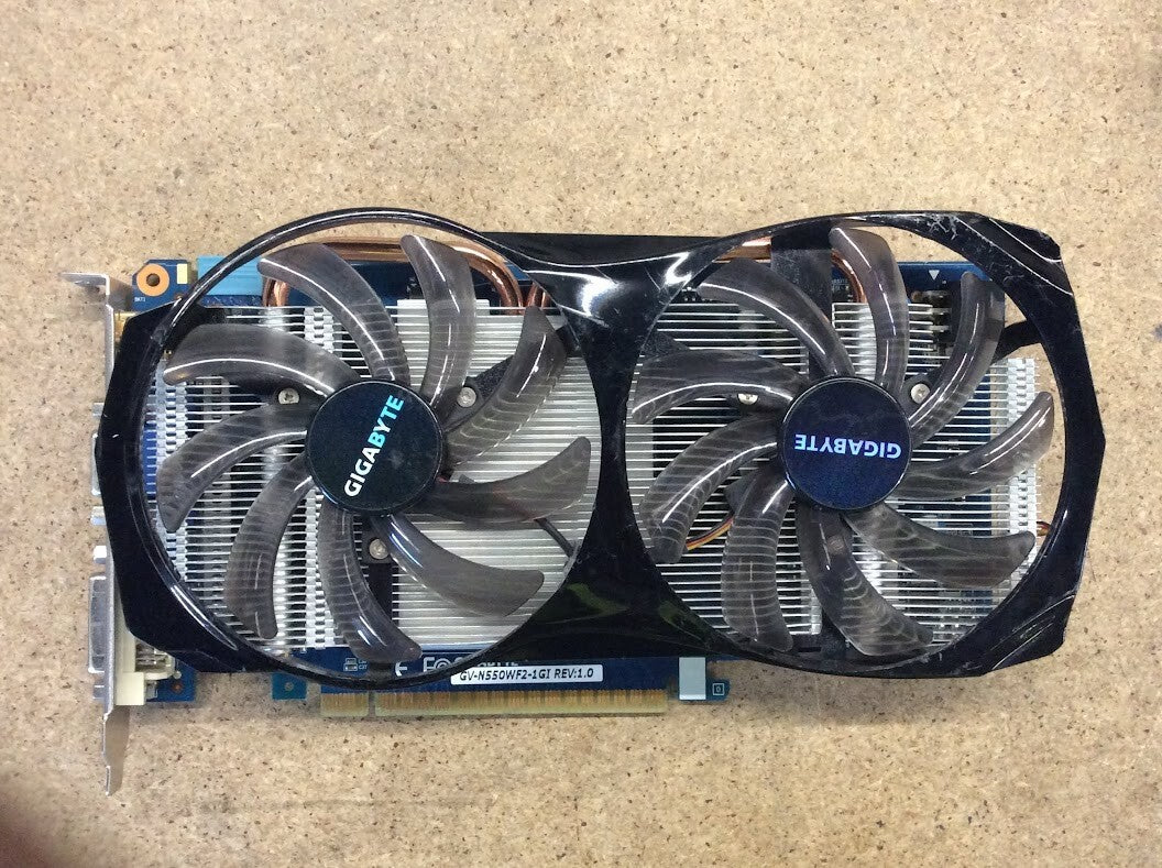 Gigabyte GeForce GTX 550 Ti 1GI Video Card GV-N550WF2-1GI VGA HDMI DVI Au Seller