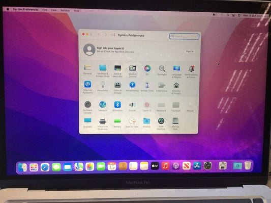 Apple MacBook Pro A2338 Laptop 13" Apple M1 8GBRAM 256GBSSD Touch Au Seller B