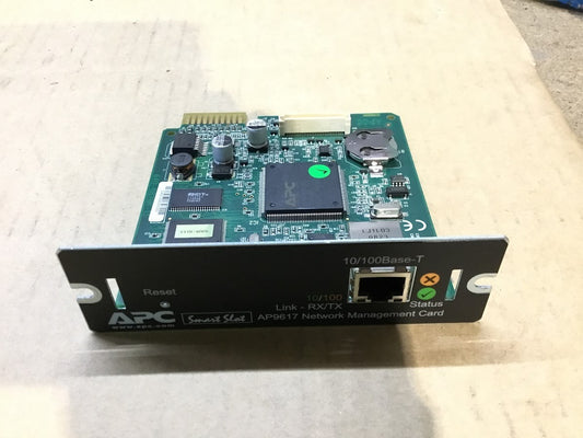 APC Smart Slot AP9617 UPS Network Management Card Black Tested Au Seller