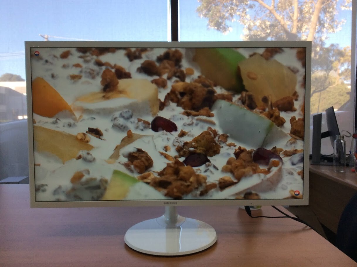 Samsung LS32F351FUEXXY Color Monitor 32 inch Full HD HDMI White Au Seller A-