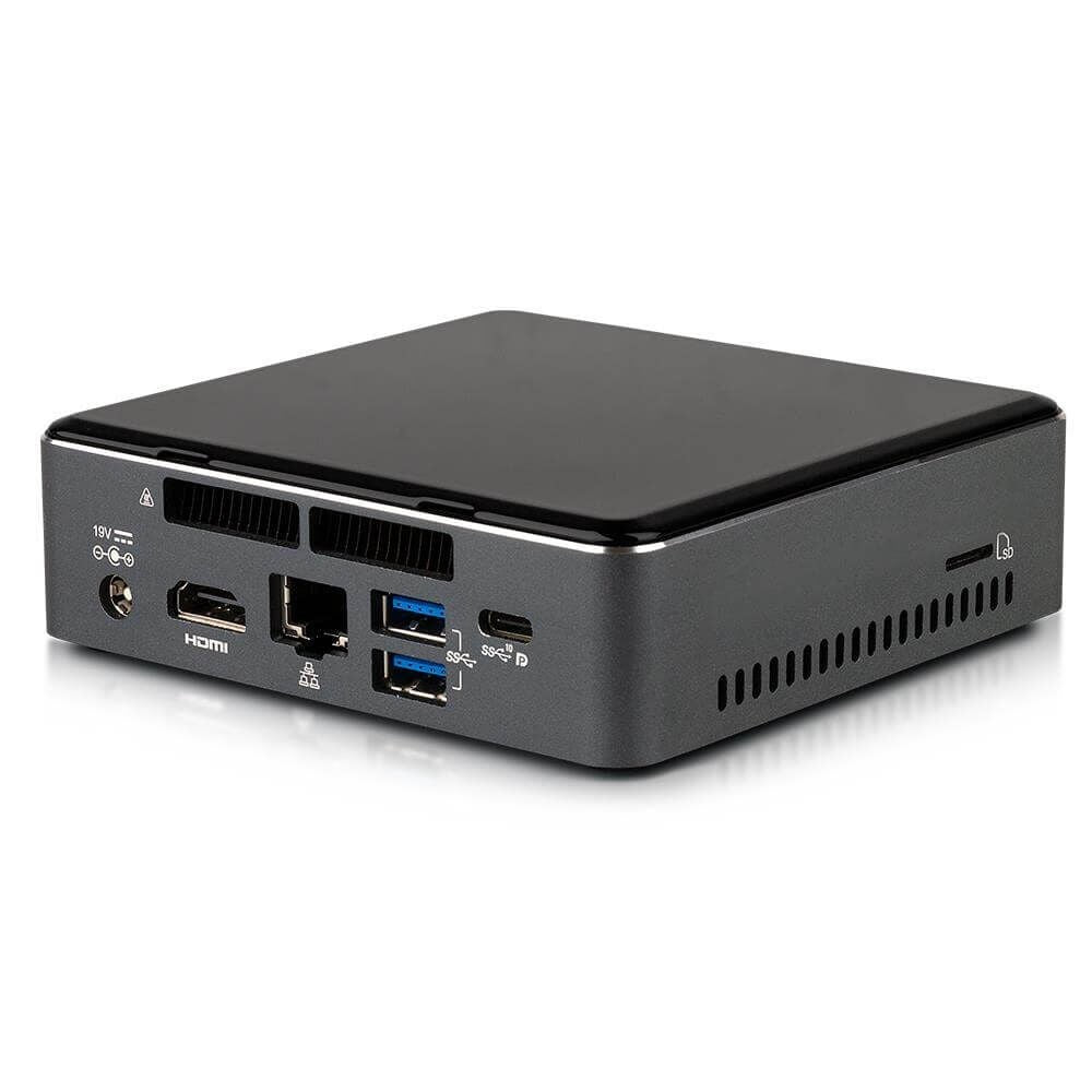 Intel NUC7I5BNK Mini-PC i5-7260U 8GBRAM 240GBSSD HDMI USB-C Black Au Seller A-