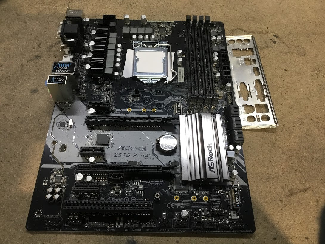 Asrock Z370 Pro4 Motherboard ATX LGA 1151 DVI VGA HDMI Intel Z370 Au Seller