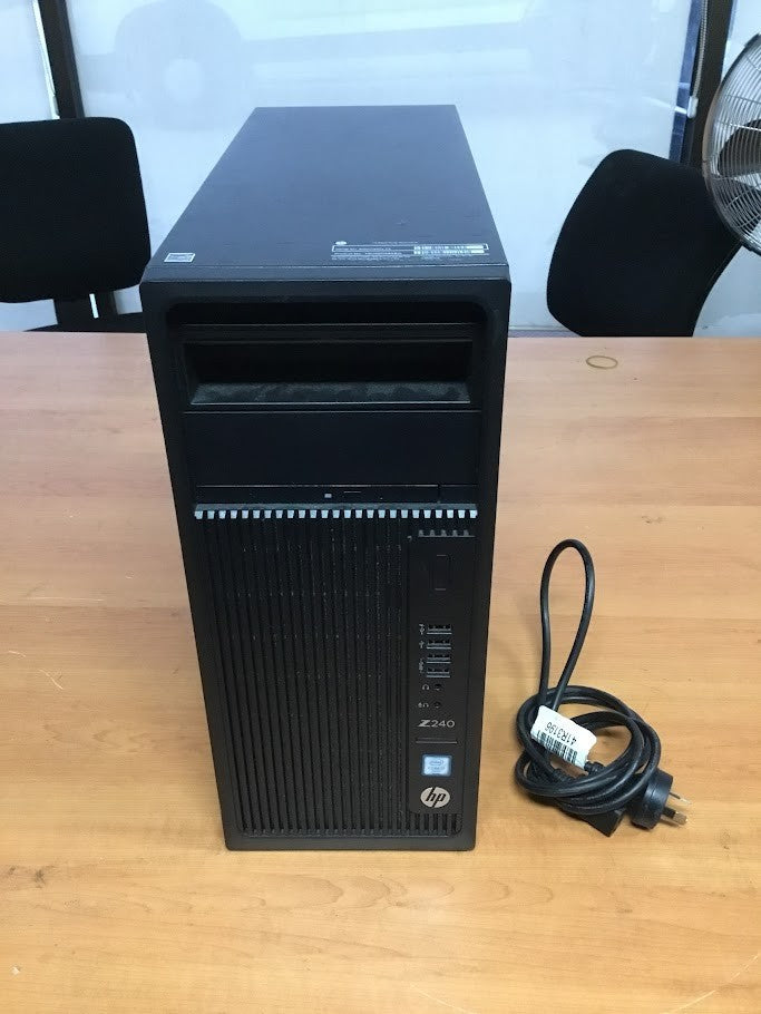 HP Z240 Workstation i7-6700+NVIDIA K2200 GPU 16GB/500GBSSD+2TB DVI DP Win11 Pro