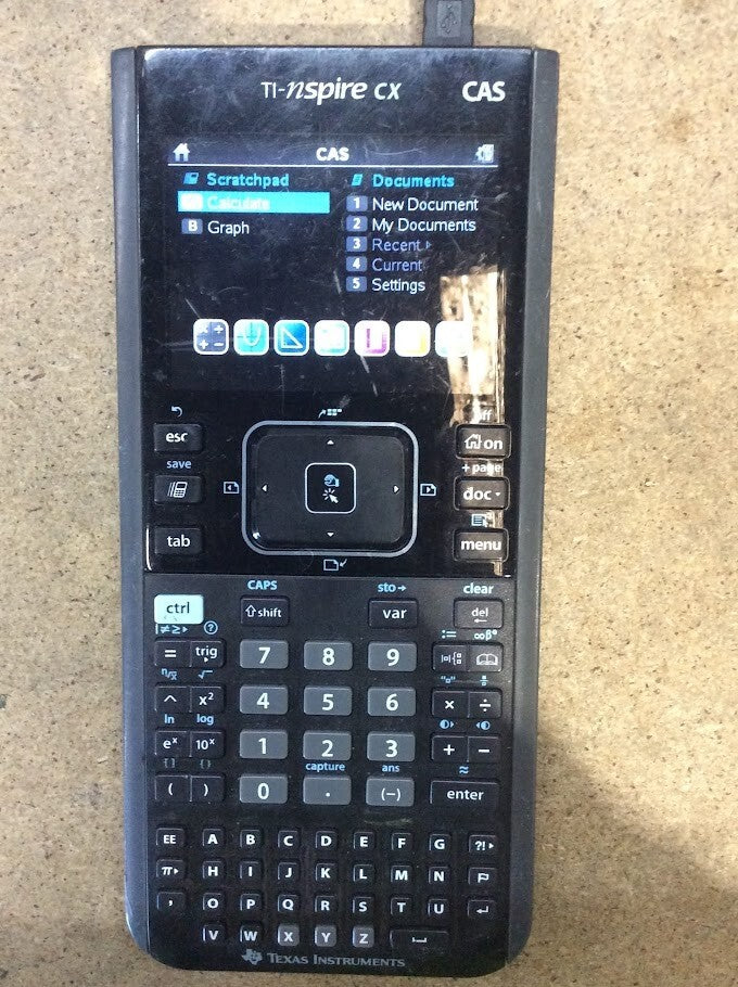 Texas Instruments TI-Nspire CX Graphing Calculator With Charging Wire Au Stock B