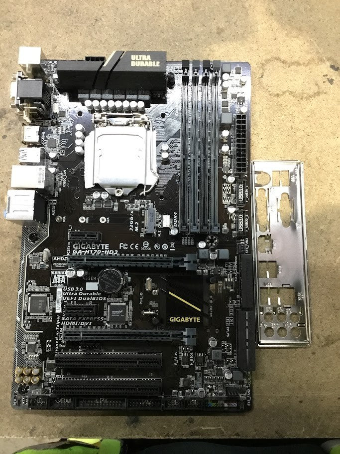 GIGABYTE GA-H170-HD3 Motherboard ATX LGA 1151 DVI VGA HDMI Intel H170 Au Seller