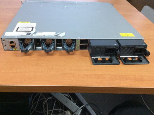 Cisco Switch PoE WS-C3850-12X48UL 2x 1100WPSU Silver Tested Au Seller