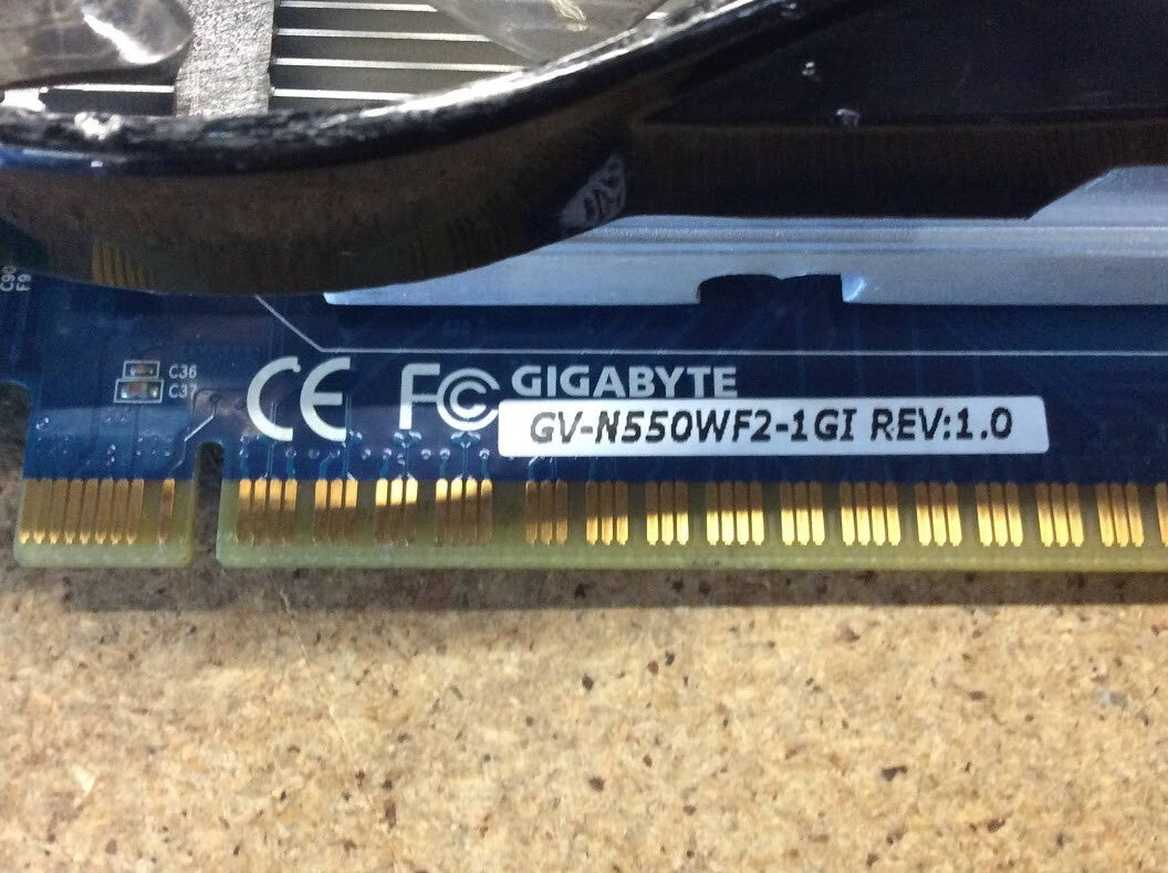 Gigabyte GeForce GTX 550 Ti 1GI Video Card GV-N550WF2-1GI VGA HDMI DVI Au Seller