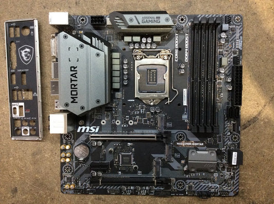 MSI MAG Z390M MORTAR Motherboard DDR4 mATX LGA 1151 DVI DP HDMI USB-C Intel Z390