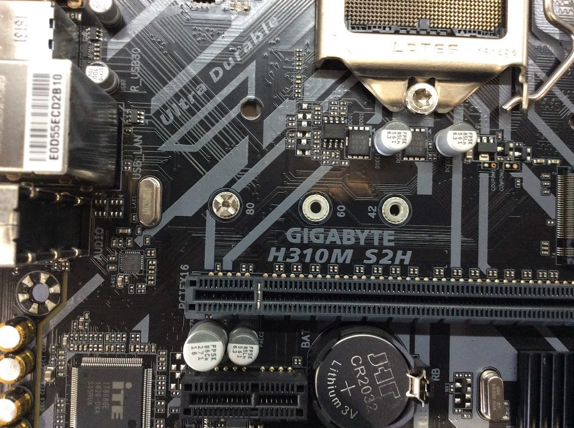 GIGABYTE H310M S2H Motherboard micro ATX DDR4 LGA 1151 VGA HDMI DVI Intel H310