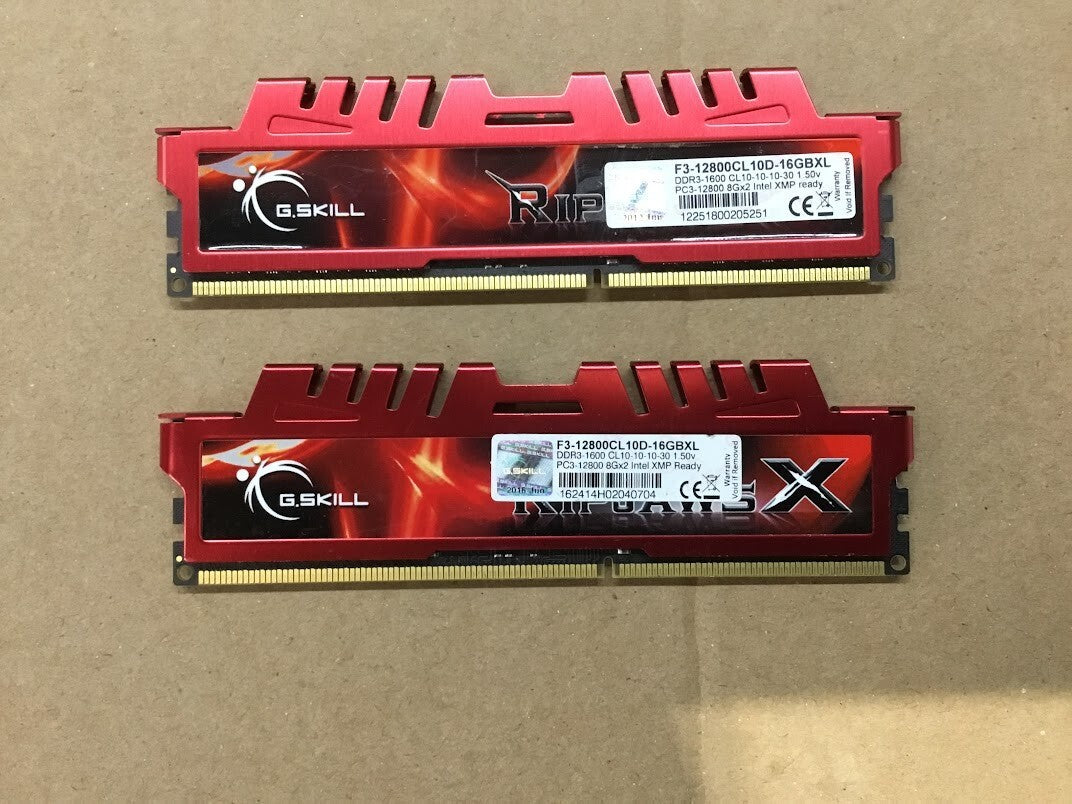 G.Skill Ripjaws-X F3-12800CL10D-16GBXL (2 x 8GB) Desktop Memory Au Seller