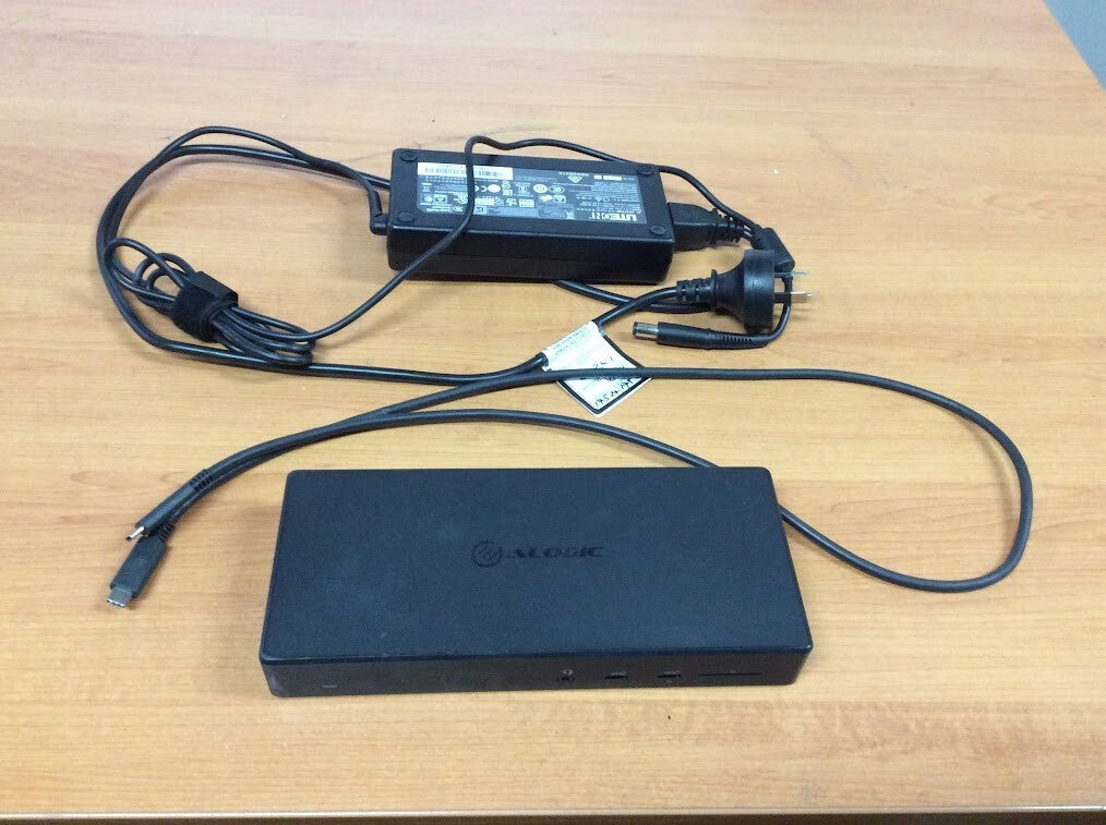 Alogic DUCA3 USB-C 4K Docking Station 100W+DP*2+HDMI Port+Charger+Type-C Cable