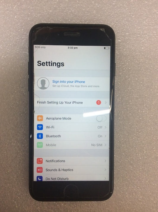 Apple A1778 iPhone 7 Phone 4.7" 32 GB Wi-Fi Bluetooth Touch Black Au Stock A-