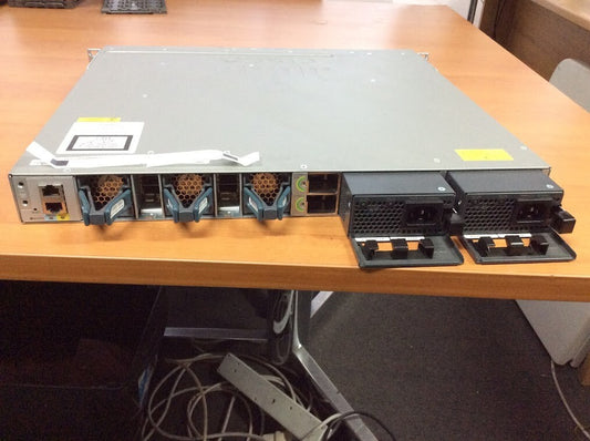 Cisco Switch PoE WS-C3850-12X48UL 2x 1100WPSU + C3850-NM-2-10G Au Seller
