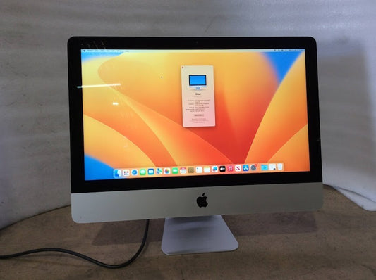 Apple iMac A1418 AIO PC 21.5'' i5-7300 8GBRAM 500GBSSD USB3.0 Silver Au Stock B