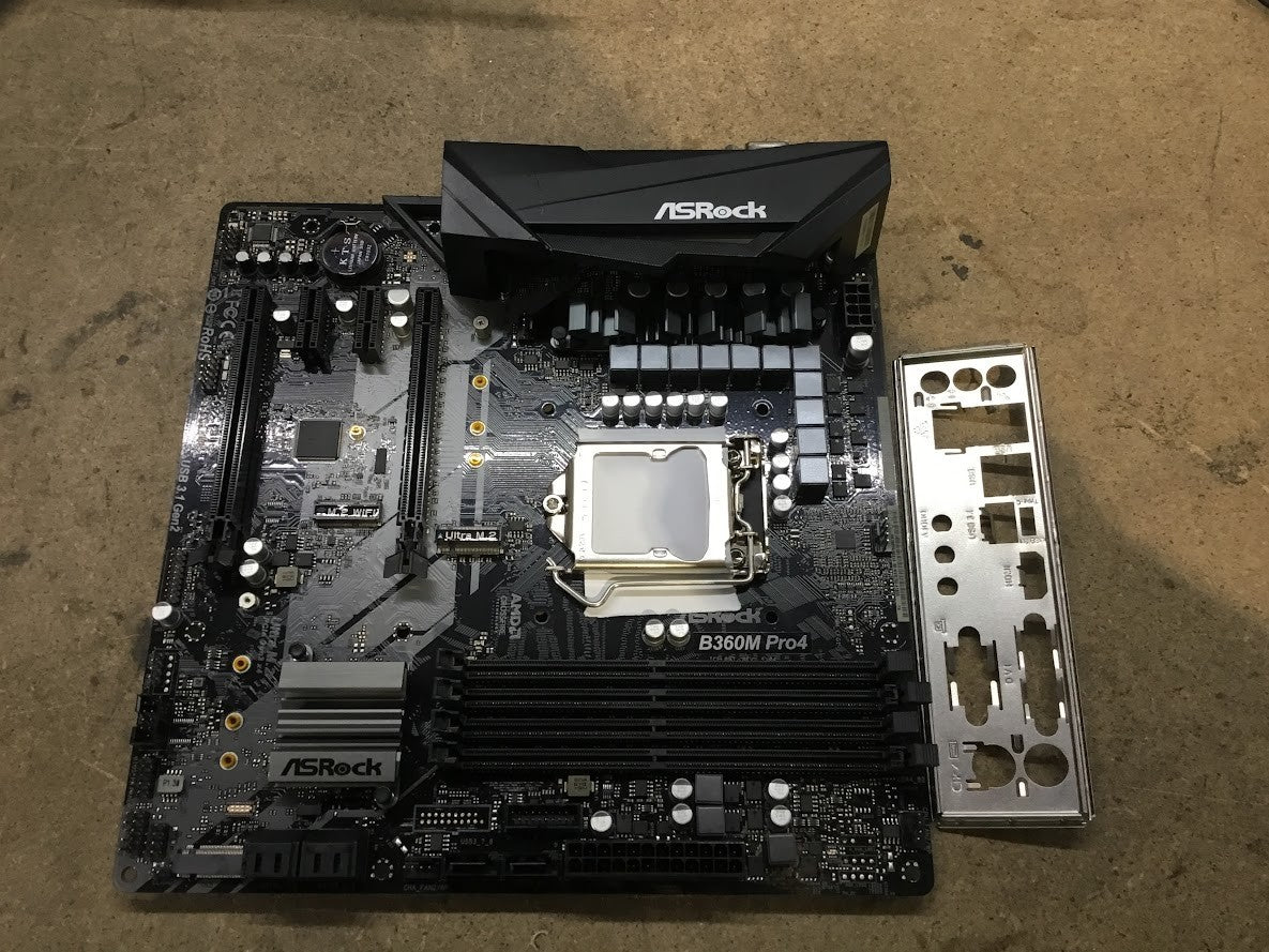 Asrock B360M Pro4 Motherboard microATX LGA 1151 DVI VGA HDMI Intel B360 Au Stock