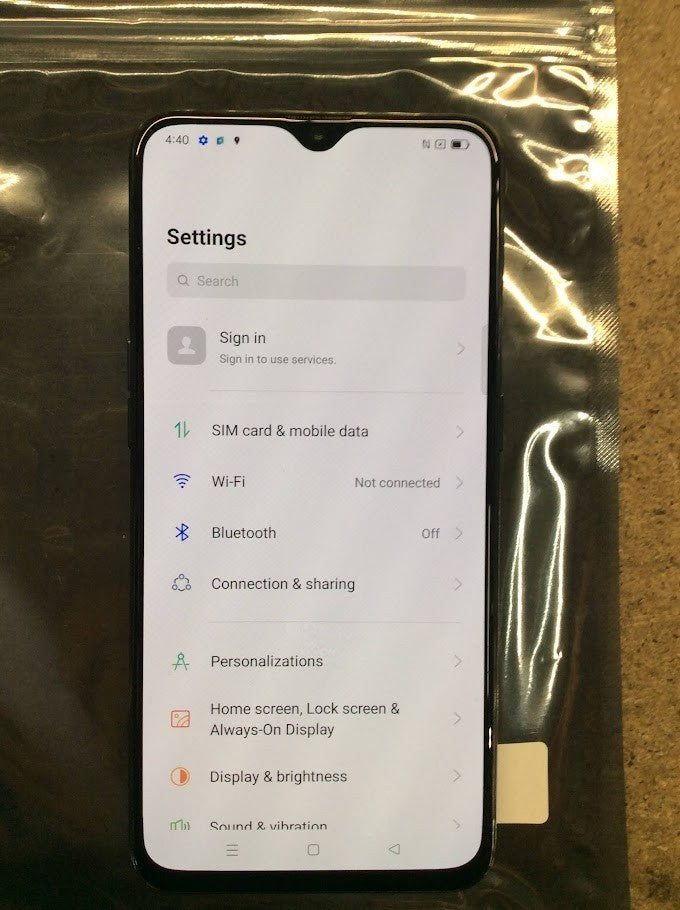 OPPO Reno Z CPH1979 Phone 6.4'' 8GBRAM 128GB Octa Core Polar Night Black A-
