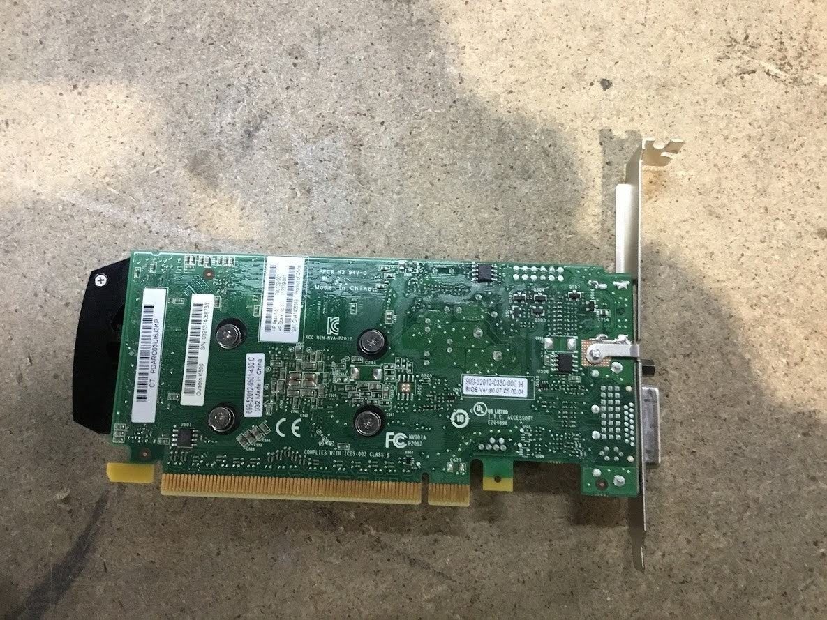 NVIDIA Quadro K600 Video Graphics Card DVI DisplayPort PCIe x16 Au Seller