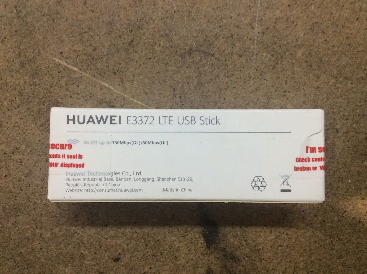 Brand New HUAWEI E3372 LTE USB Stick 4G Modem Tested Au Seller Optus only