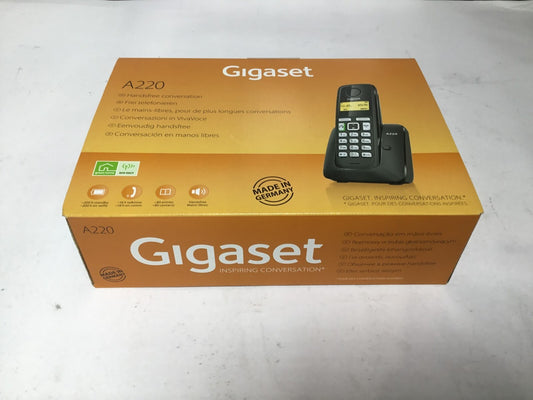 Brand New Gigaset A220 Trio Business Cordless Phone Black Au Seller