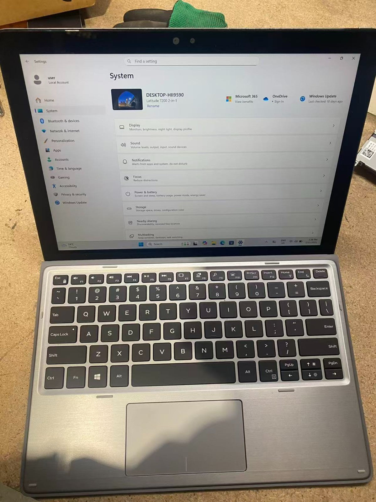 DELL Latitude 5290 Laptop 2-in-1 12.3'' i5-8365U 16GBRAM 512GBSSD win11 Touch A-