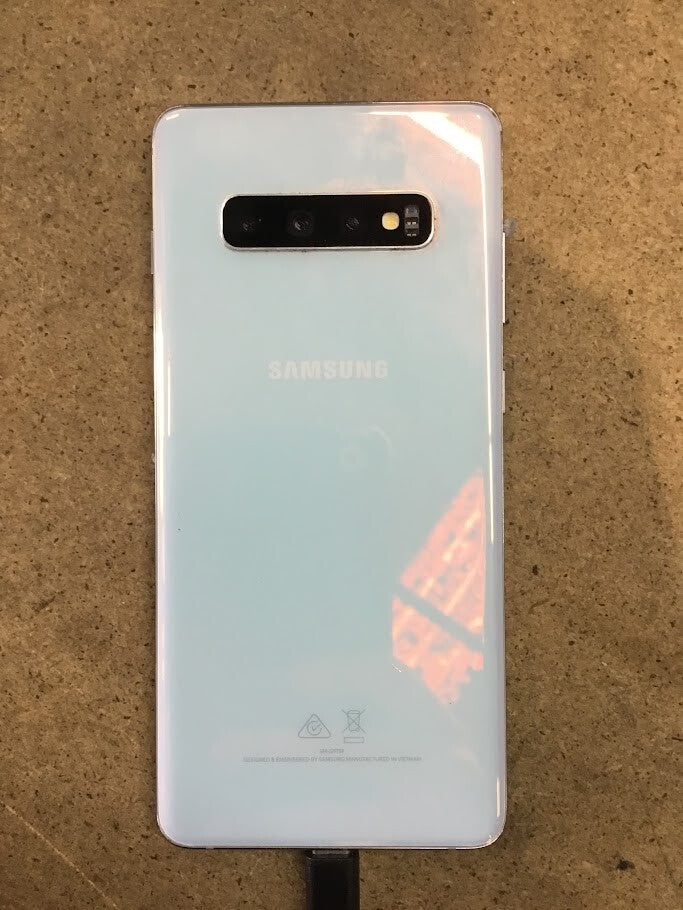 Samsung Galaxy S10+ Phone 6.4'' SM-G975F 8GB/128GB Wi-Fi Touch Prism White A-