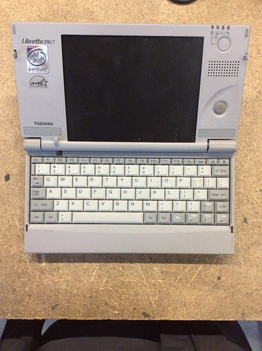 Toshiba Libretto 70CT PA1260U Portable Retro Gaming PC Unknown CPU/RAM/HDD Grey