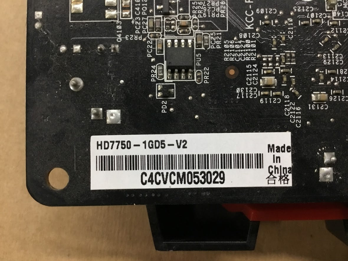 ASUS HD7750-1GD5-V2 Graphics Card GDDR5 DisplayPort HDMI DVI Tested Au Seller