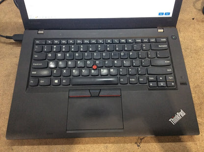 Lenovo ThinkPad T460 Laptop 14" i5-6300U 8GBRAM 128GBSSD Mini-DP HDMI Black A-