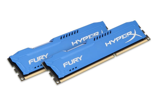 Kingston HyperX FURY DDR3 HX318C10FK2/16 16GBRAM Desktop Blue Memory Au Seller