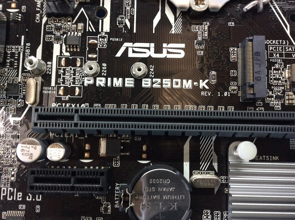 ASUS PRIME B250M-K Motherboard microATX DDR4 LGA 1151 VGA DVI Intel B250 [AU]