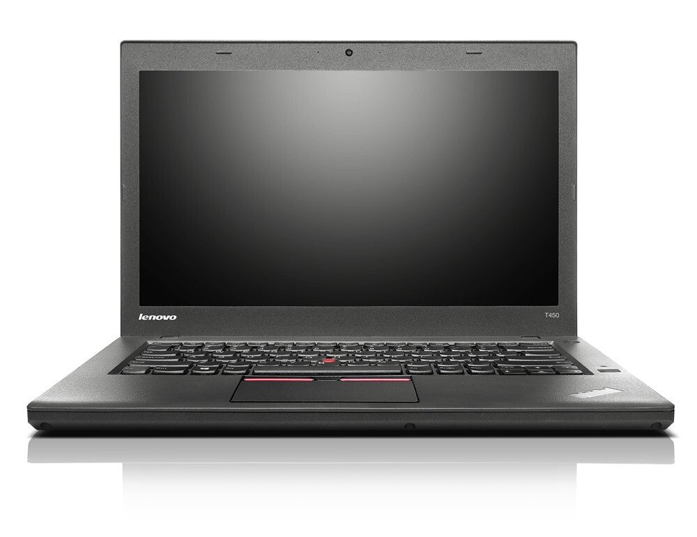 Lenovo ThinkPad T450 Laptop 14'' i5-4300U@1.90GHz 8GBRAM 256GBSSD Mini-DP VGA A-