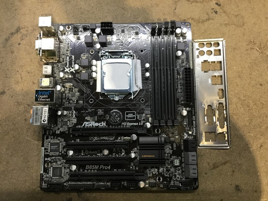 Asrock B85M Pro4 Motherboard micro ATX LGA 1150 DVI VGA HDMI Intel B85 Au Stock