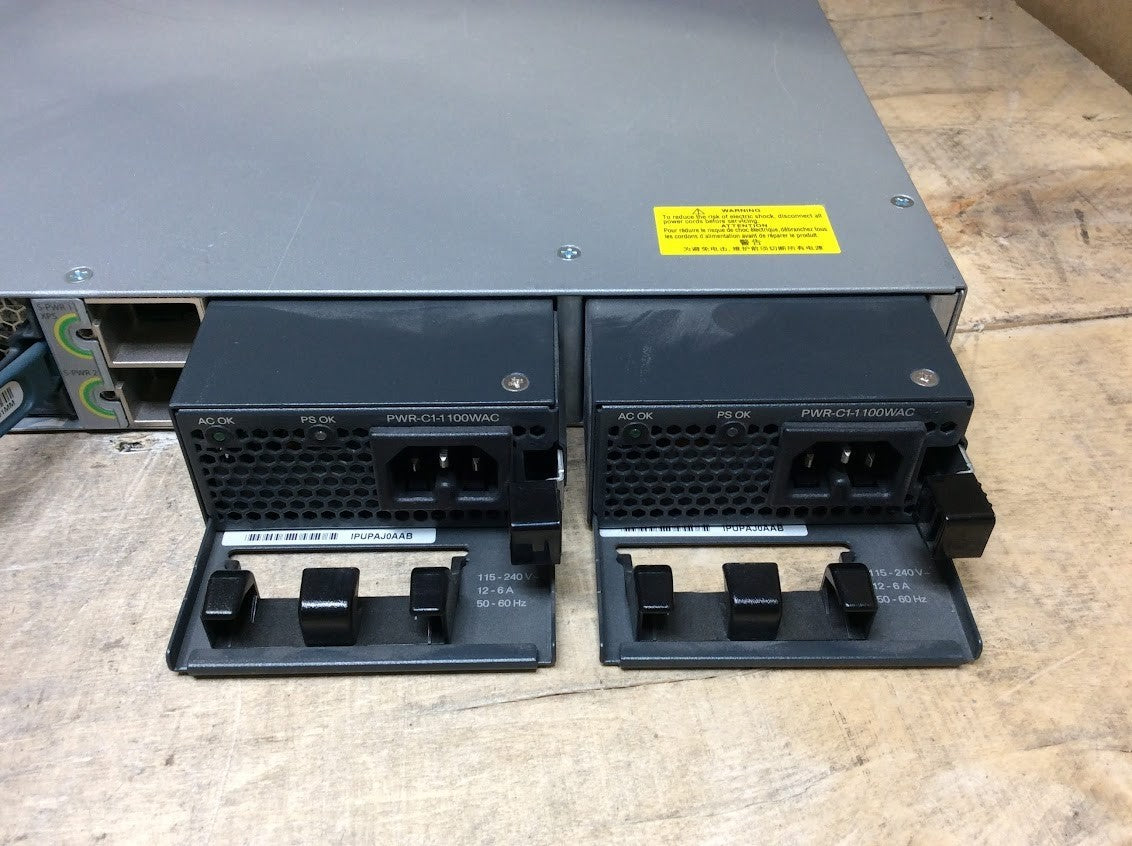 [AU Stock]Cisco Catalyst WS-C3850-48F-L 48 Port PoE+ Switch w/Dual Power PSU A-