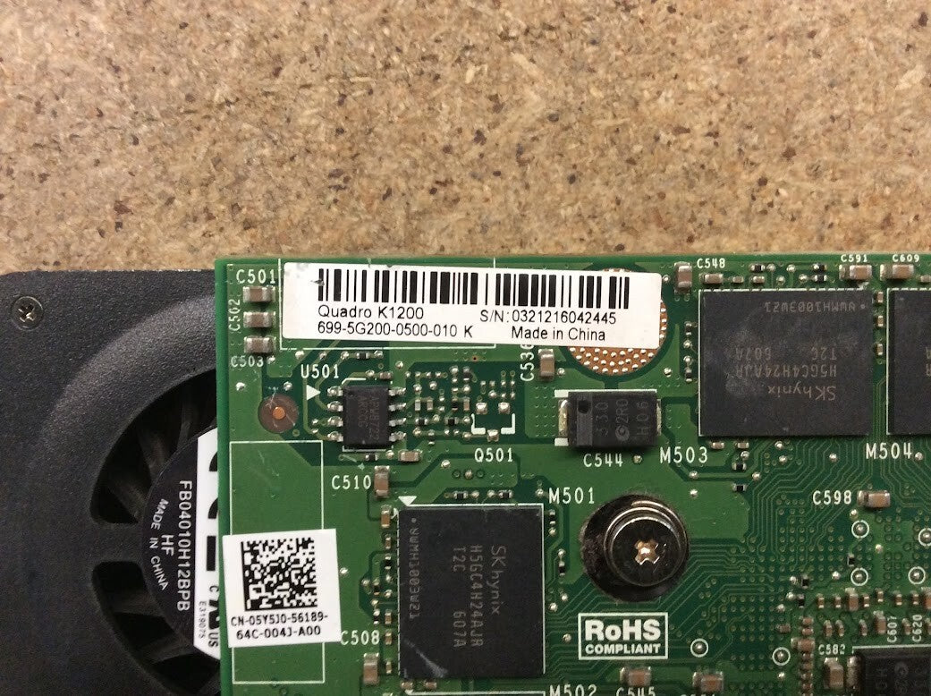 NVIDIA Quadro K1200 GDDR5 Graphics Card Mini-DisplayPort Tested Au Seller