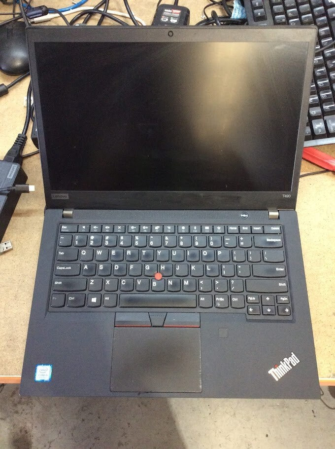Lenovo ThinkPad T490 Laptop 14'' i5-8265U 8GBRAM 256GB HDMI USB-C Black B