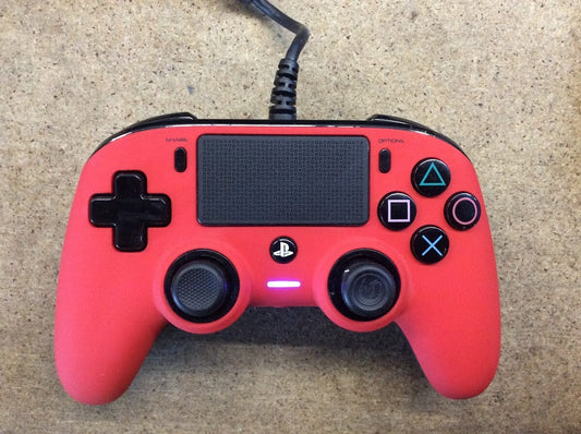 NACON PS4 Compact Controller - Gamepad Red Tested Au Seller