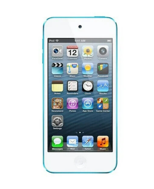 Apple iPod 5th Gen Phone 4'' 32GB MD717 ZP/A Bluetooth Touch Blue Au Stock A-