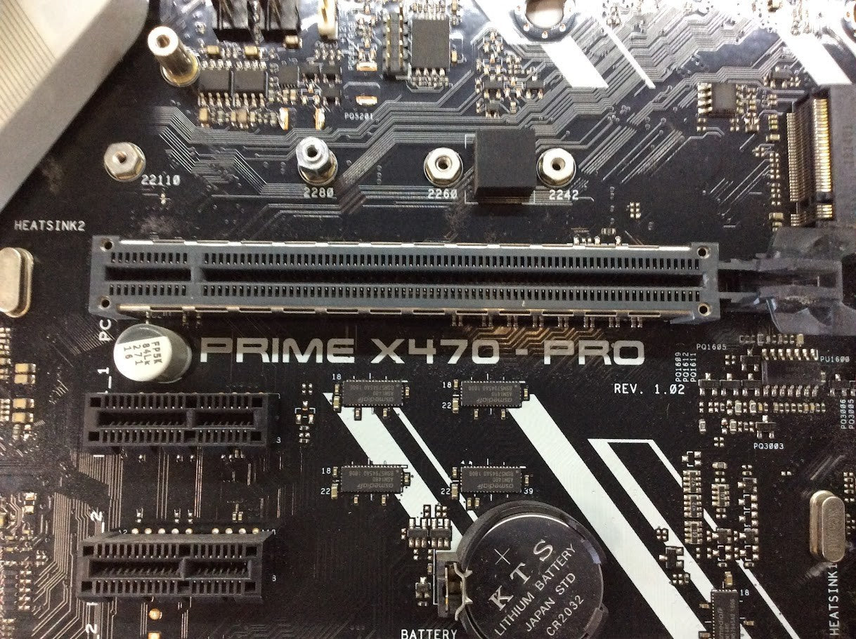 ASUS PRIME X470-PRO Motherboard Socket AM4 ATX AMD X470+Ryzen 9 3950x USB-C DP