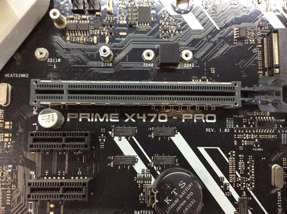 ASUS PRIME X470-PRO Motherboard Socket AM4 ATX AMD X470+Ryzen 9 3950x USB-C DP